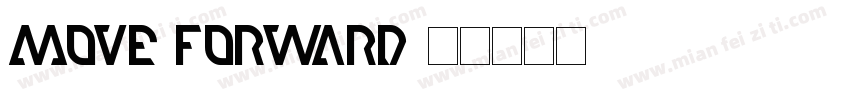 Move forward字体转换